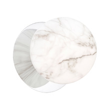 Lassie Marble Opal Glass Cool White LED Outdoor Wall Light